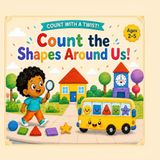 Count the Shapes Around Us!: Look High, look low, shapes are everywhere we go!