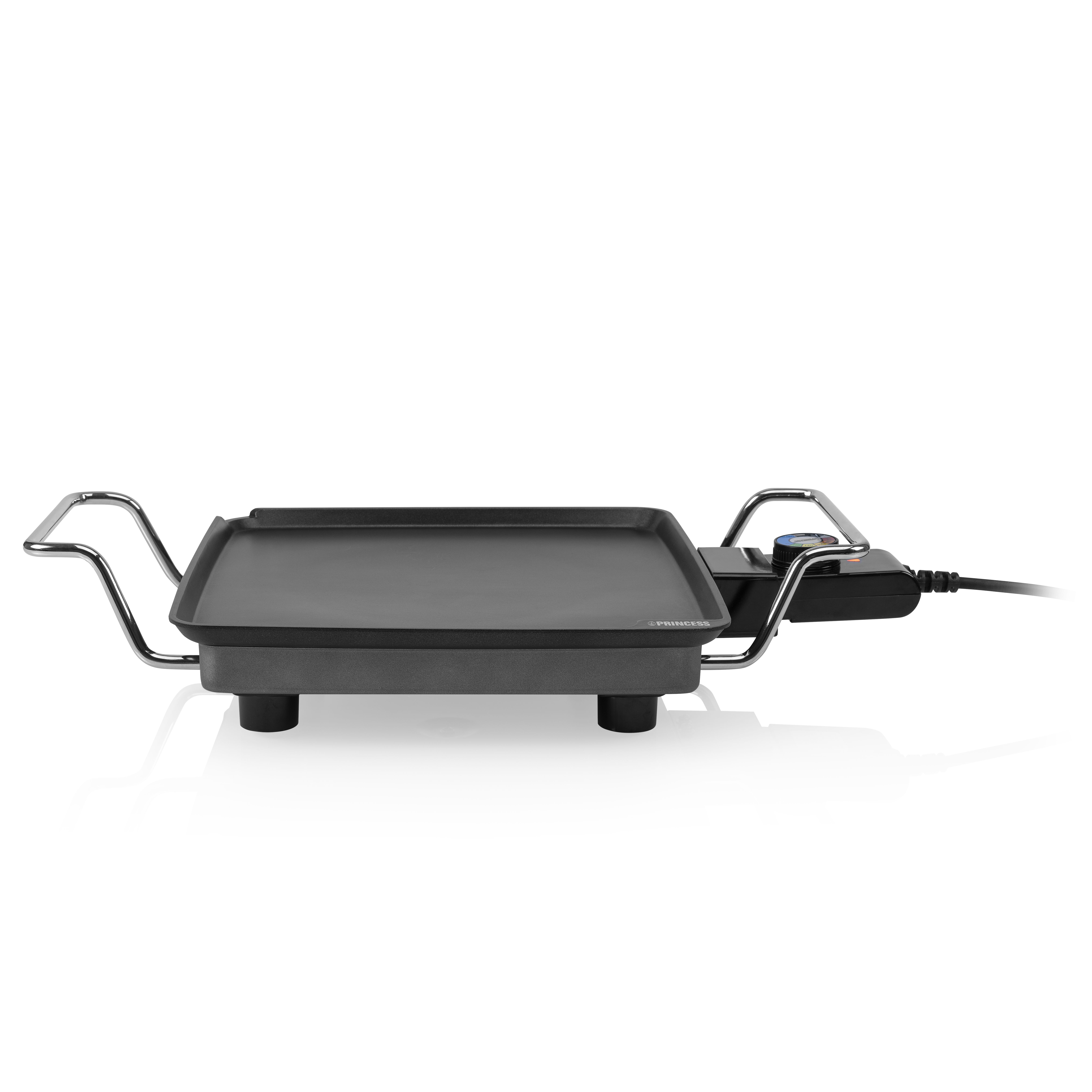 Princess Table Chef Mini Classic - Grill & Bakplaat - 28x28 cm - Zwart