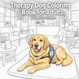 Therapy Dog Coloring Book for Adults