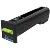 Lexmark International Lexmark Extra Hoog Rendement Cyaan Originele Tonercartridge LCCP voor Lexmark CS820de, CS820dte, CS820dtfe