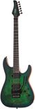 Schecter C-6 Pro FR Aqua Burst - ST-Style elektrische gitaar