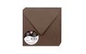 Clairefontaine 5878C - Pakket van 20 Gegomde Enveloppen Vierkant 14x14cm