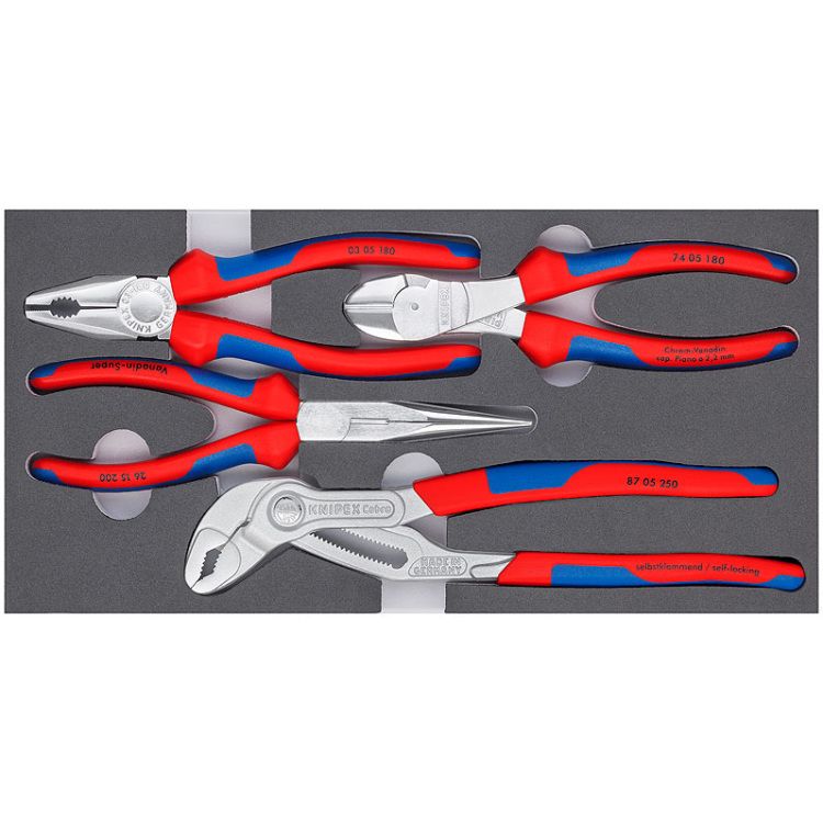 KNIPEX Zangen-Set Basic Chrom 00 20 01 V17