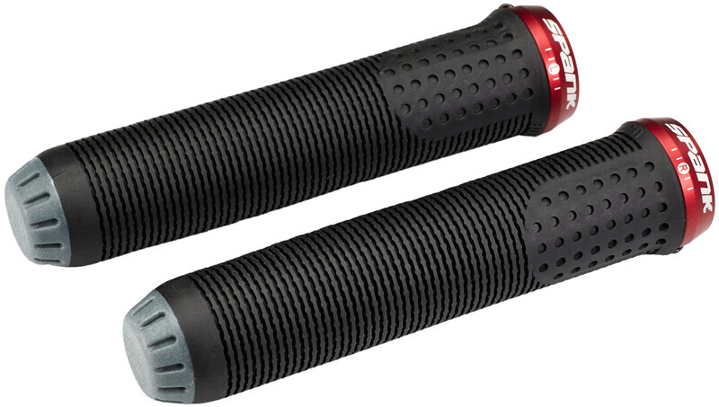 Spank Spike 30 Lock-On Handvaten, black/red