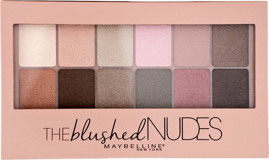 Maybelline New York The Blushed Nudes Palette - 12 Kleuren Oogschaduw