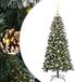 vidaXL Kunstkerstboom Groen 120 cm PVC, Plastic en Staal