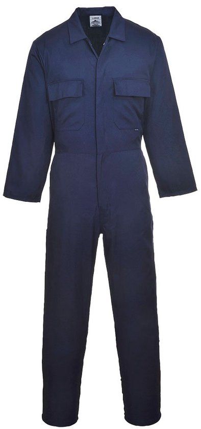 Portwest polykatoenen overall S marineblauw