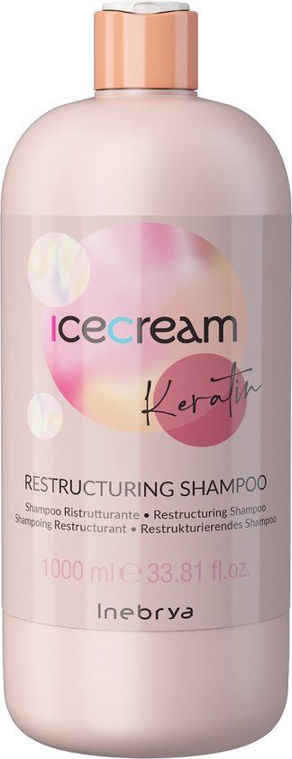Inebrya Ice Cream Restructering Shampoo - 1000ML
