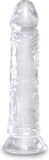 King Cock Transparante Dildo - 20 cm - Met Zuignap