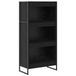 vidaXL Bibliothèque 60 x 30 x 121 cm bois de particules chêne noir