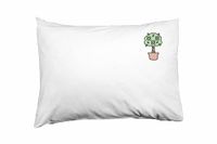 Bona Basics Decoratieve kussenhoes Wit 50x35 cm