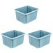 keeeper Bak emil, stapelbaar door draaien, 41 x 34,5 x 22 cm, 24 l, blauw (Nordic Blue), 3 stuks