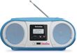 TechniSat DIGITRADIO 1990 Bibi & Tina Edition Stereo Boombox DAB+, FM, CD, Bluetooth, MP3, USB, AUX, Bleu