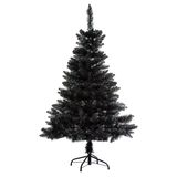 Feeric lights & christmas Sapin artificiel - noir - plastique - H180 cm - avec pied