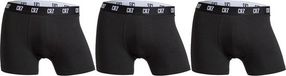 CR7 Heren Boxershorts Effen Zwart 3-Pack - Maat L