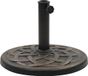 Maison Exclusive base de parasol ronde, 19 kg, bronze, résine polyéthylène