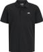 JJ Rebel Polo à manches courtes avec logo pour garçons en noir, taille 8 ans