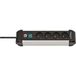 Brennenstuhl Premium Alu-Line stekkerdoos 4-voudig 1,8 m zilver / zwart