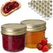 Merkloos Relaxdays Weckpot - set van 25 - 120 ml - met deksel