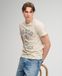 Superdry Homme T-shirt Gothic Varsity Cream Taille: S