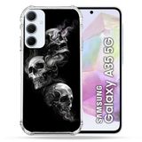 Cokitec Samsung Galaxy A35 5G Drievoudig doodshoofd Versterkte hoes