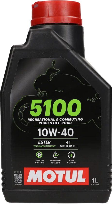 Motul 5100 10w40 - Motorolie - 1L