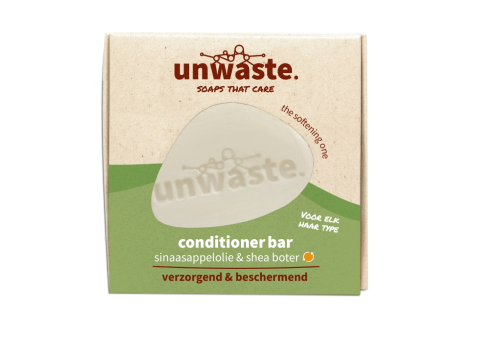 Unwaste Conditioner Bar - Sinaasappelolie & Shea Boter