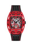 Guess Phoenix Multifunctioneel Horloge Zwart Kast Gemaakt Van 100% Polycarbonaat En Een Armband Van 100% Siliconen 42 GW0499G4