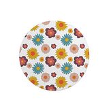 Questo Casa Ronde Digitally Printed Mouse Pad, Non-Slip Base, for Office and Home, Diameter: 22 cm