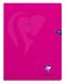 Clairefontaine 313361C Geniet Schrift Mimesys Roze - 24x32 cm - 96 Pagina's Grote Ruitjes - Wit Papier 90 g - Polypro Omslag