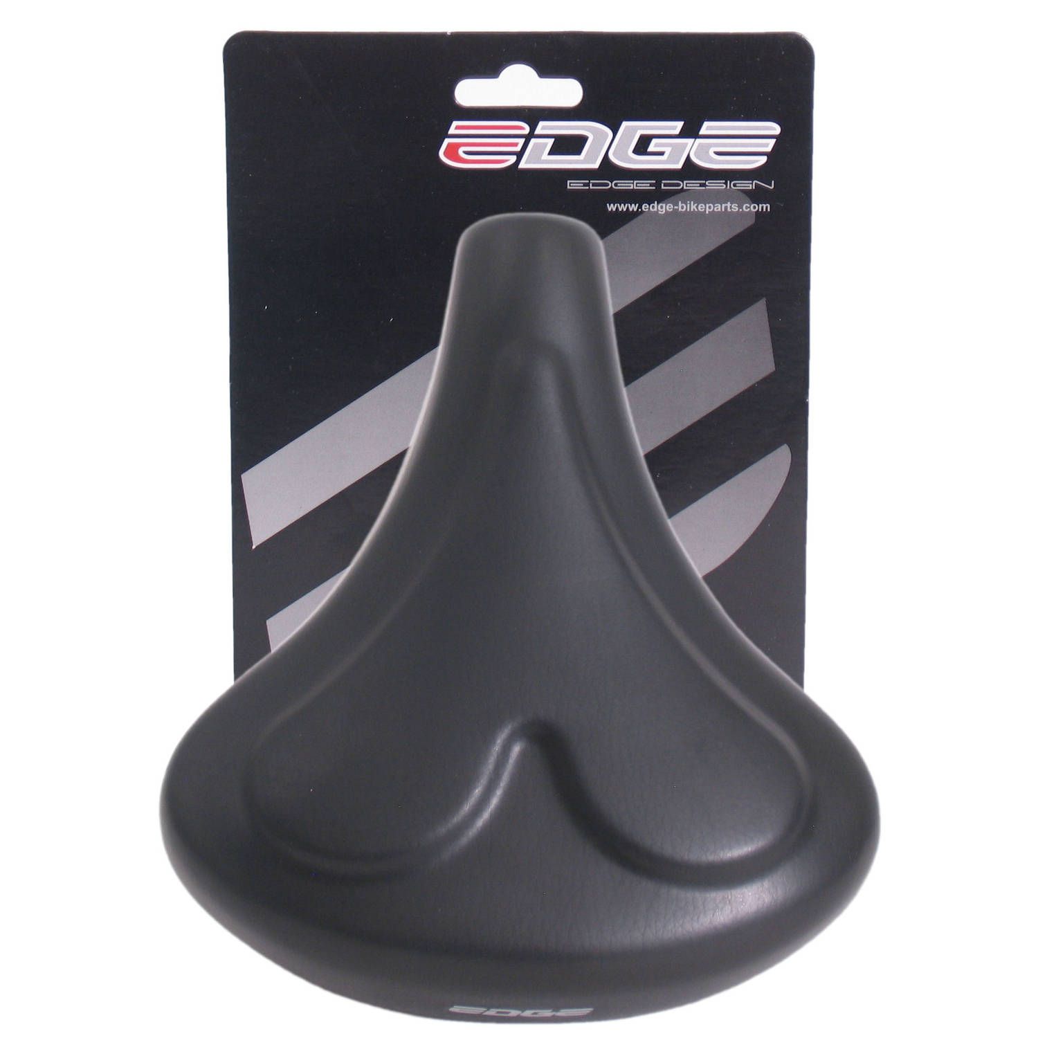 EDGE Fietszadel City Holland Gel - zwart (op kaart)