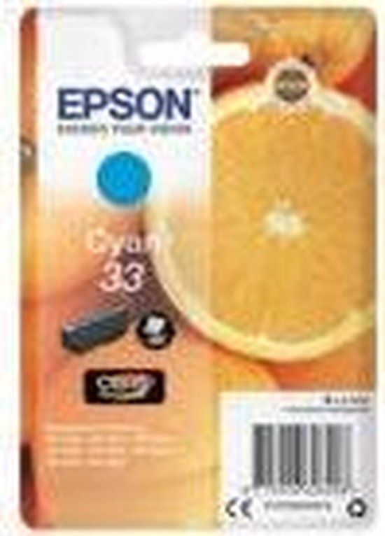 Epson 33 Cyaan inktcartridge - Origineel