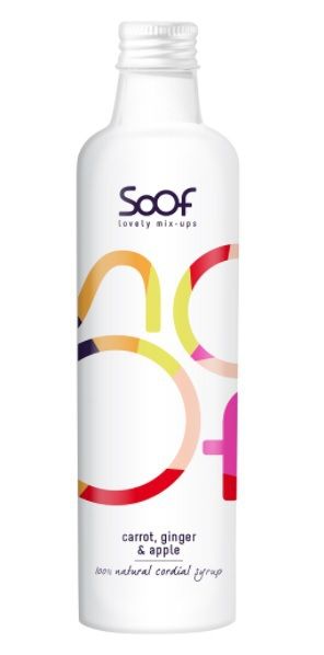 Siroop wortel, gember & appel 340ml