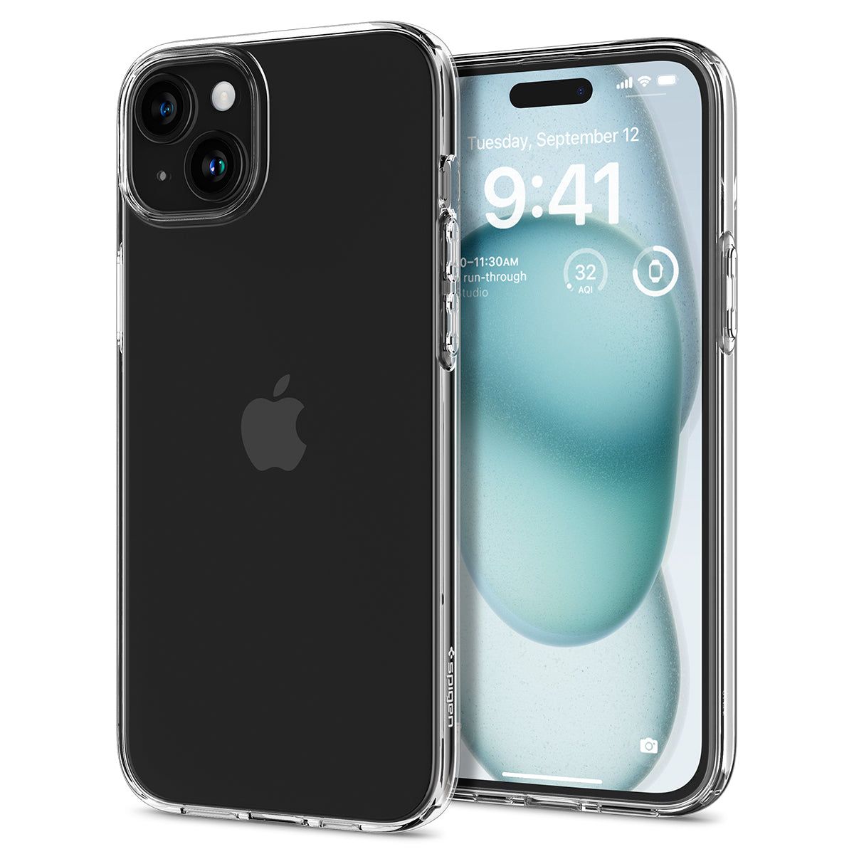Spigen Liquid Crystal Case for Apple iPhone 15 - Transparent
