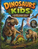 Dinosaurs for Kids: A Colorful Journey Through the Prehistoric World: Amazing Dinosaurs, Fossils, Eggs, Habitats, and Extinction