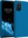 kwmobile telefoonhoesje geschikt voor OnePlus 8T - Hoesje met siliconen coating - Smartphone case in rifblauw