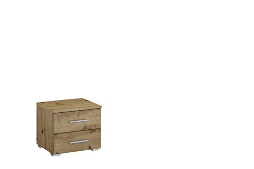 Rauch Möbel Base nachtkastje - eiken Artisan - 2 laden - 40x36x40 cm