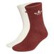 ADIDAS ORIGINALS Sokken 'Fluffy Crew 2 Pairs' kastanjebruin / offwhite