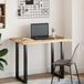 Maison Exclusive - Bureau non traité 120 x 70 x 2 cm en bois massif d'acacia