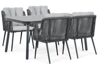 Lifestyle Garden Furniture Lifestyle Tivoli/Tavano 160x90 cm dining tuinset 5-delig