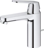Merkloos Grohe Wastafelmengkraan Eurosmart Cosmopolitan - M-Size - Chroom - Inclusief Flexibele Aansluitslangen