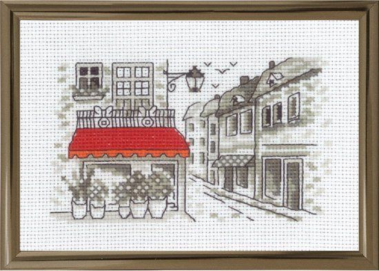 Permin borduurpakket Bloemenwinkel 13-1395