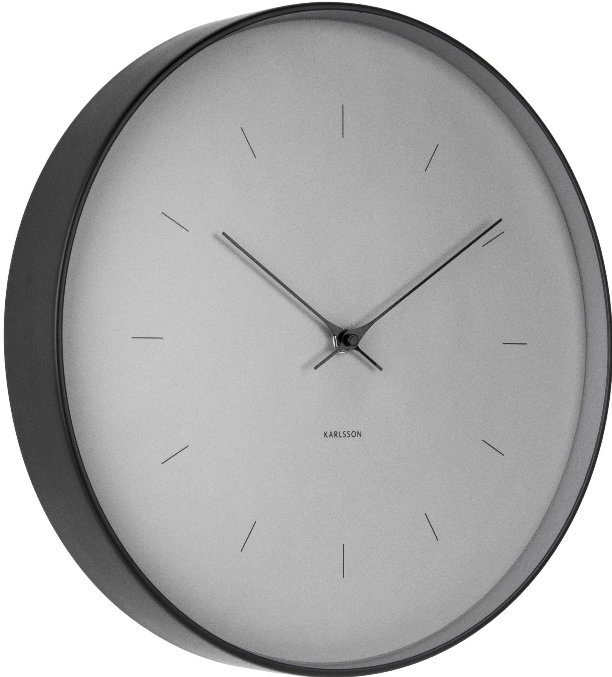 Karlsson Wandklok Butterfly grijs 27,5 cm