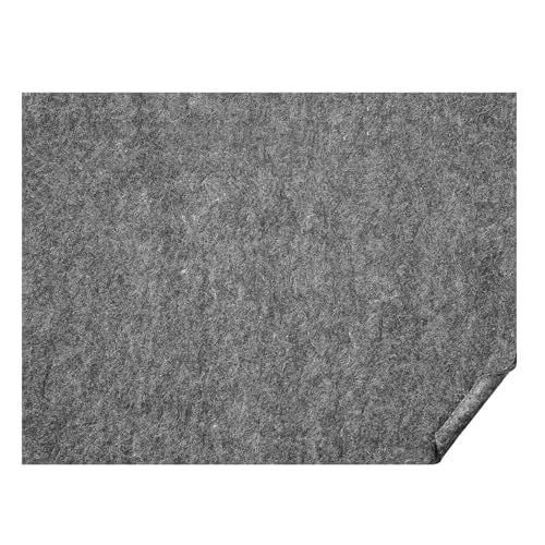 VEVOR Rug Pad Gripper, beschermmat voor tapijten 2750 x 3660 mm, dikte 12 mm dubbelzijdig vilt, bereik 10-11㎡ comfort premium ondervoetvulling, grijs