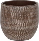 HS Potterie Pot Tokio D24xH22cm Bruin Keramiek