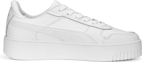 PUMA Carina Street Dames Sneakers - Wit/Zwart - Maat 38