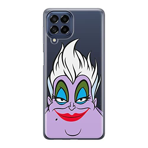 ERT GROUP mobiel telefoonhoesje voor Samsung M53 5G origineel en officieel erkend Disney patroon Ursula 002 optimaal aangepast aan de vorm van de mobiele telefoon, gedeeltelijk bedrukt