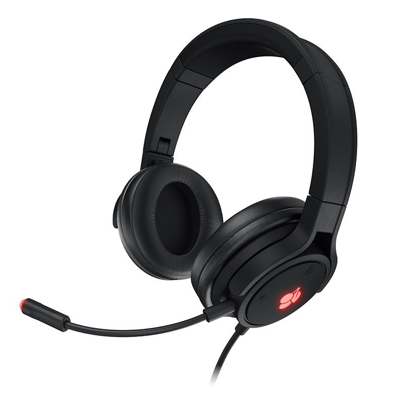Cherry JA-2200-2 - On-Ear Headphones with Microphone - Black