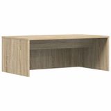 vidaXL Wandbureau Sonoma Eiken Bewerkt Hout