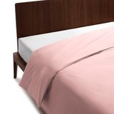 SWEET HOME GUZZINI Classic Dekbedovertrek voor eenpersoonsbed, katoen, 155 x 200 cm, 100% OekoTex gecertificeerd, fris en ademend, dekbedovertrek met 40 cm lussen voor zacht en duurzaam beddengoed